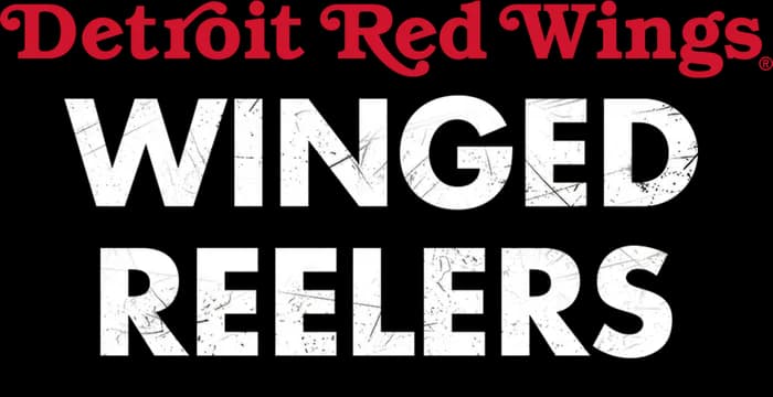 Detroit Red Wings Winged Reelers logo