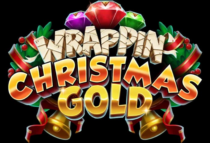 Wrappin' Christmas Gold logo