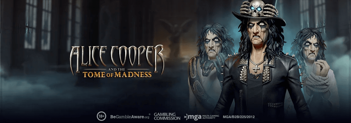 Play'n GO Alice Cooper and the Tome of Madness online slots