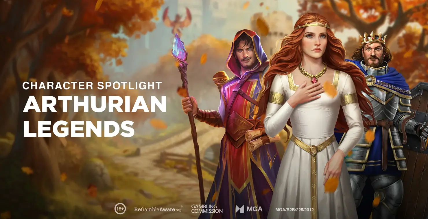 Play'n GO's Arthurian Legend online slot collection.