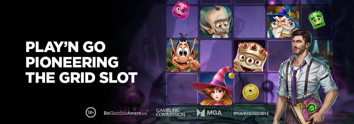Play'n GO Pioneering the Grid Slot banner