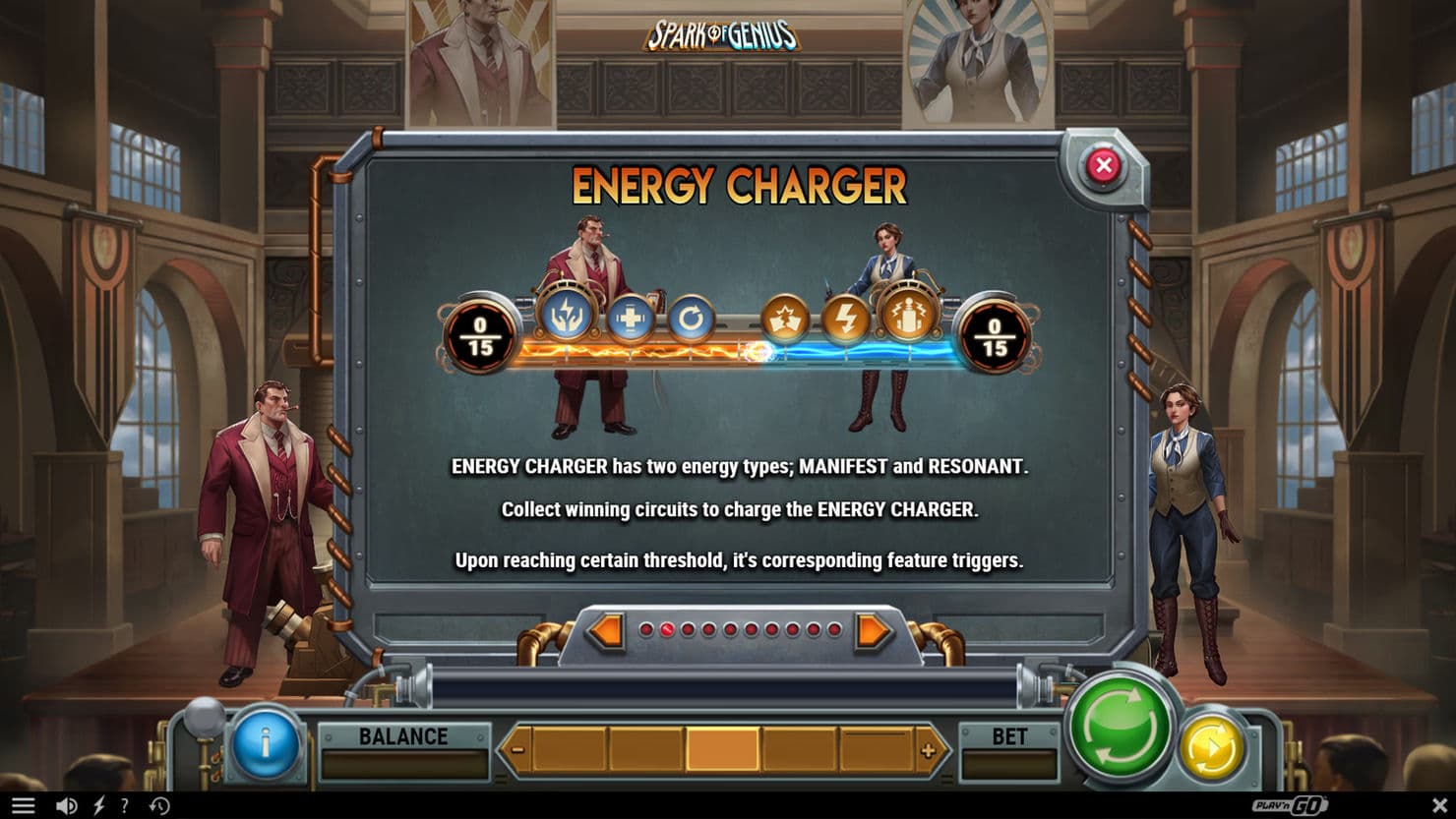 Spark of Genius Energy Charge instructions
