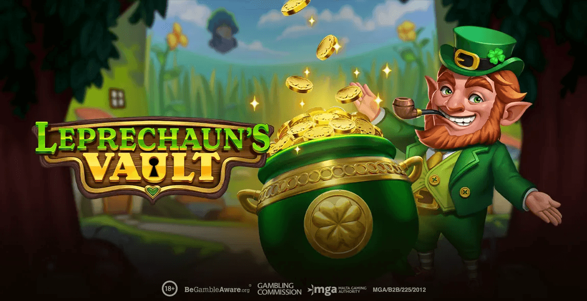 Play'n GO, online slots, Leprechaun's Vault