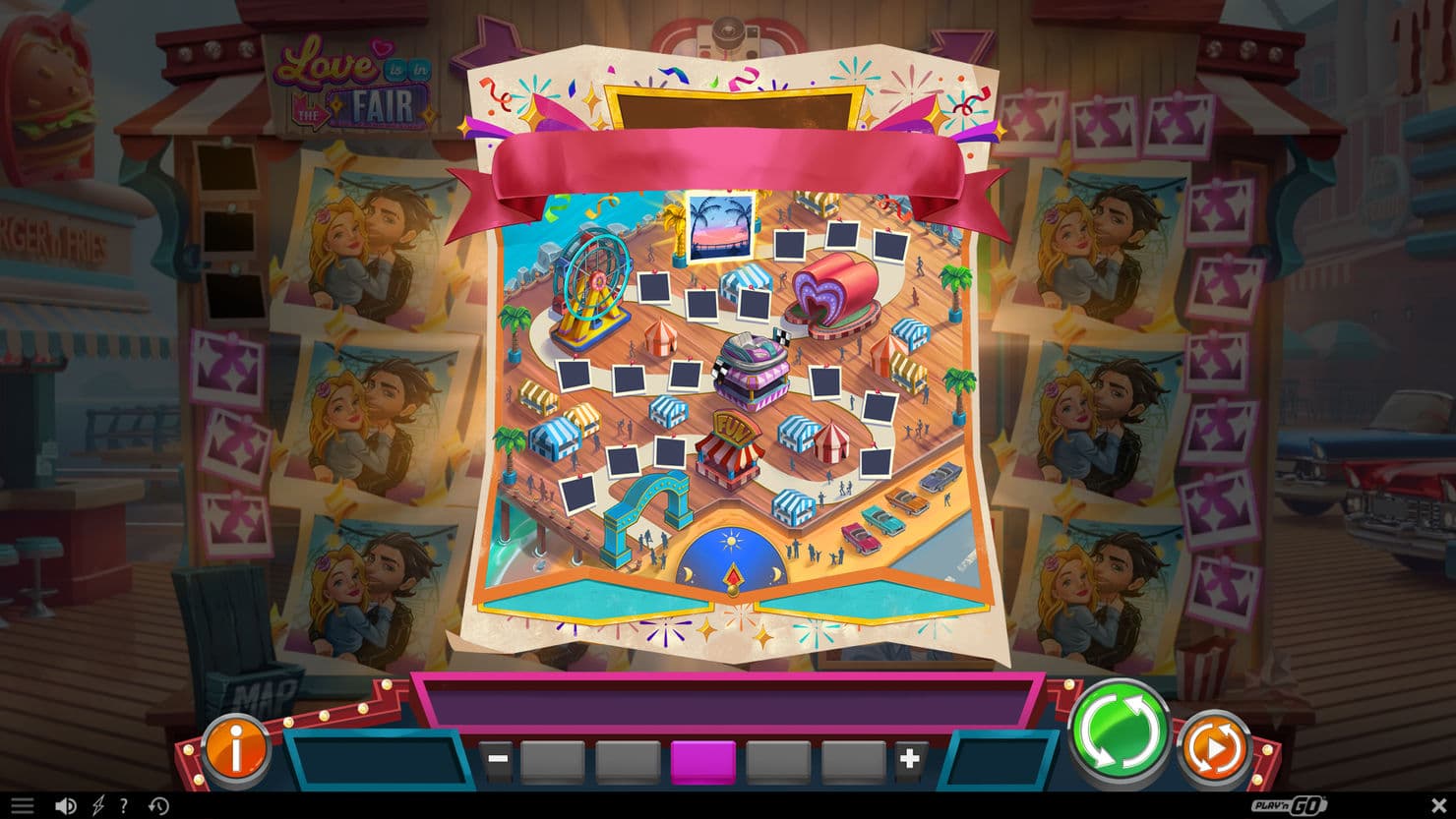 Love is in the Fair's Love Map Feature screenshot