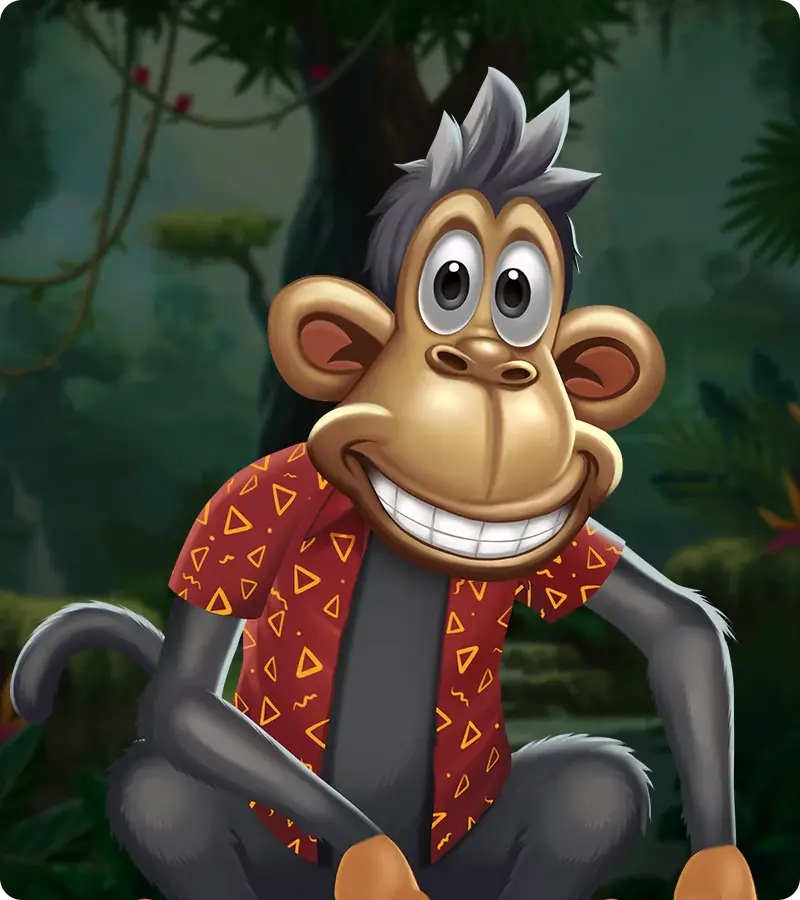 Jean-Paul the monkey from Hugo the Troll