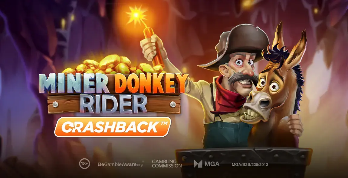 Miner Donkey Rider Crashback banner