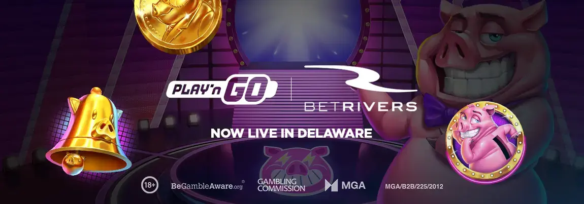 Play'n GO Delaware BetRivers banner