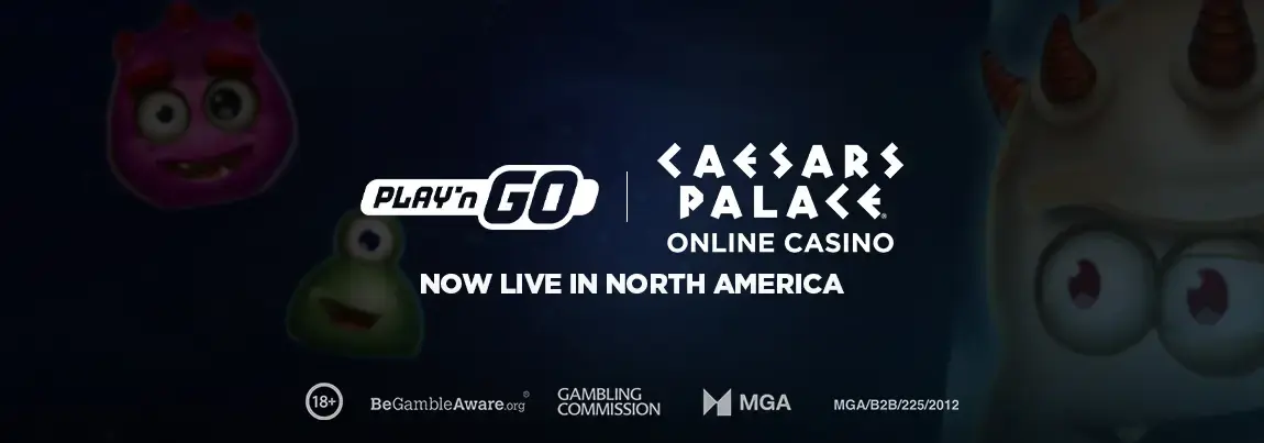 Play'n GO x Caesars Palace banner
