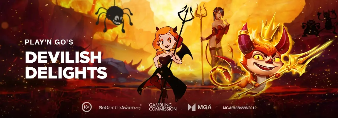 Play'n GO's Devilish Delights banner