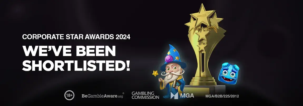 Play’n GO shortlisted for the Corporate Star Award 2024