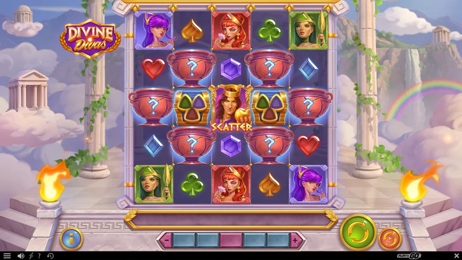 Divine Divas, Play'n GO's online slot.