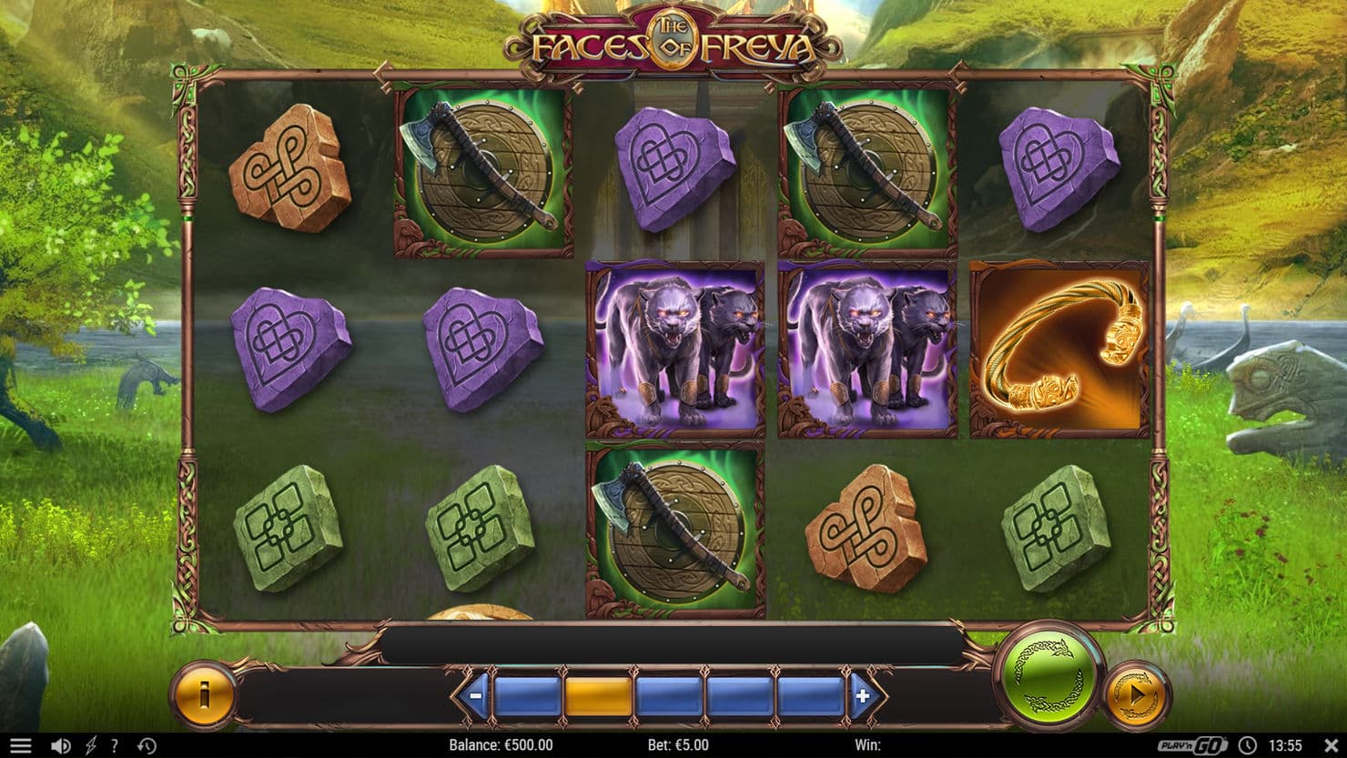 Play'n GO's online slot, Faces of Freya.
