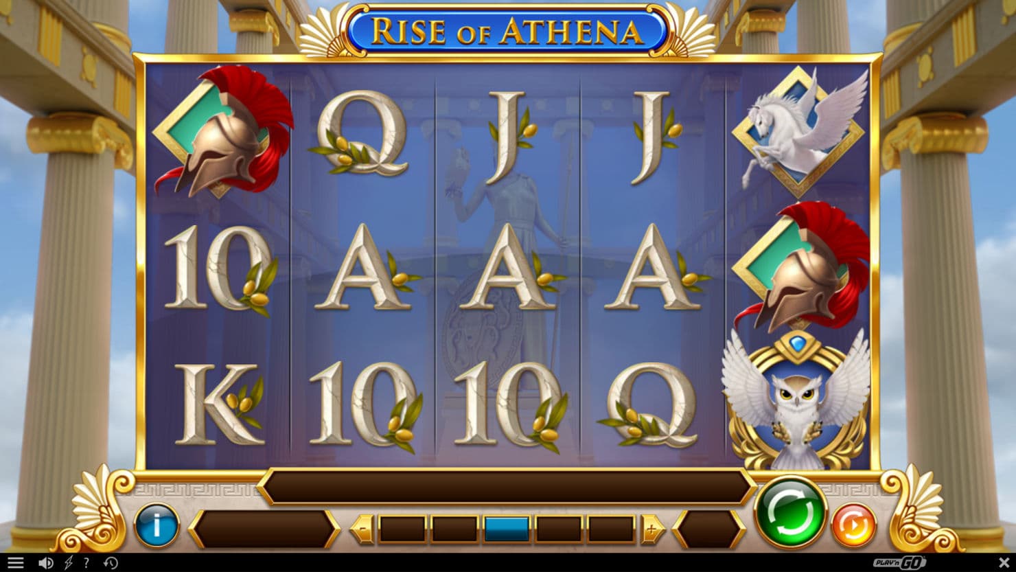 Play'n GO's online slot, Rise of Athena.