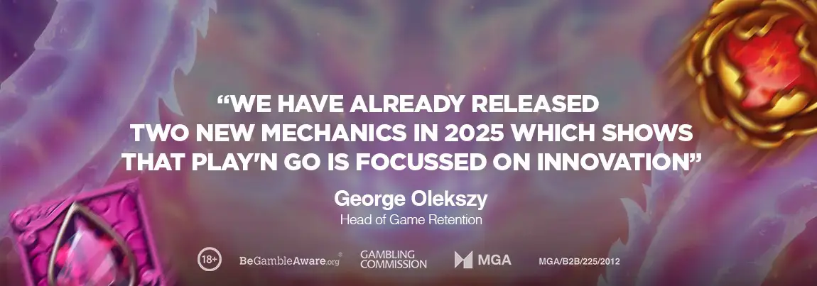 George Olekszy quote on new mechanics at Play'n GO