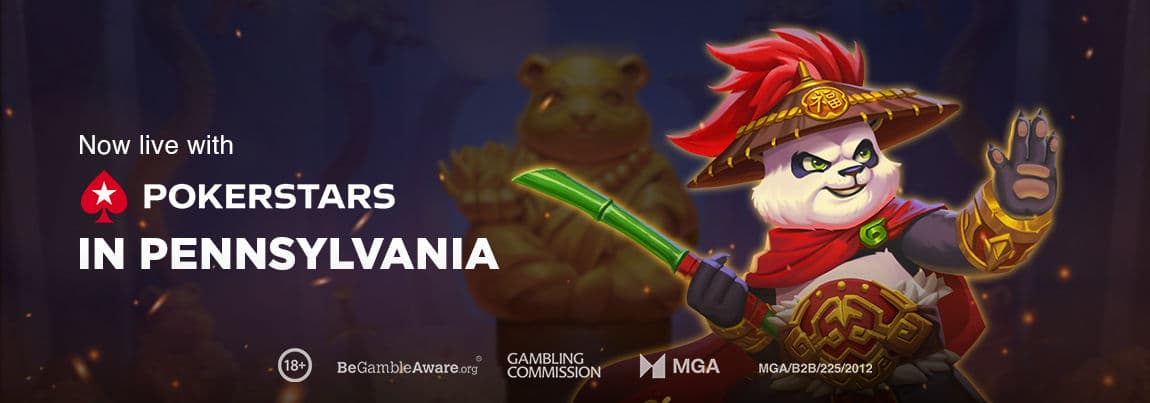 Now live with PokerStars in Pennsylvania banner
