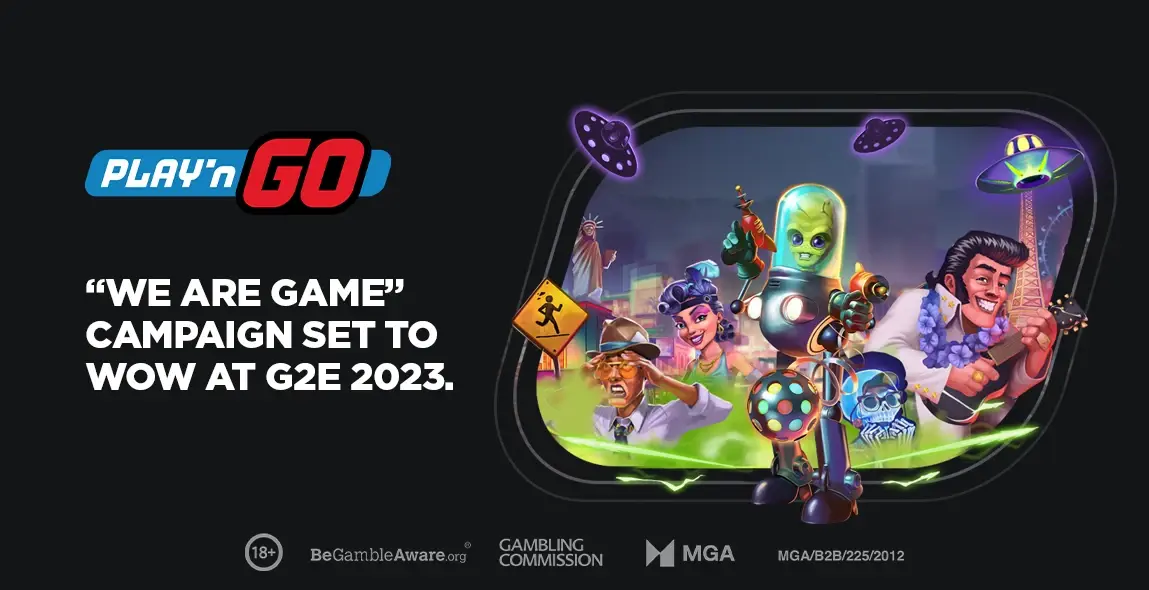 Play'n GO with a tagline and character