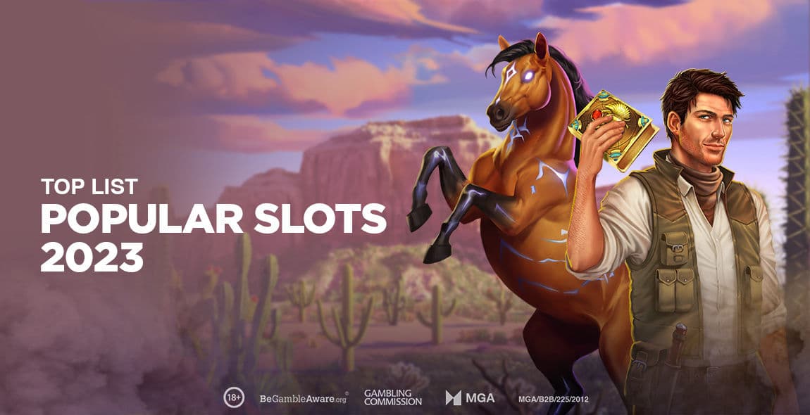 Play'n GO's list of popular online slots.