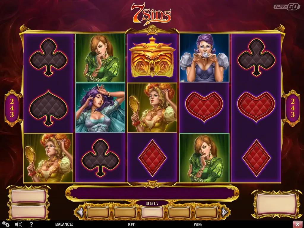 Play'n GO's online slot 7 Sins.