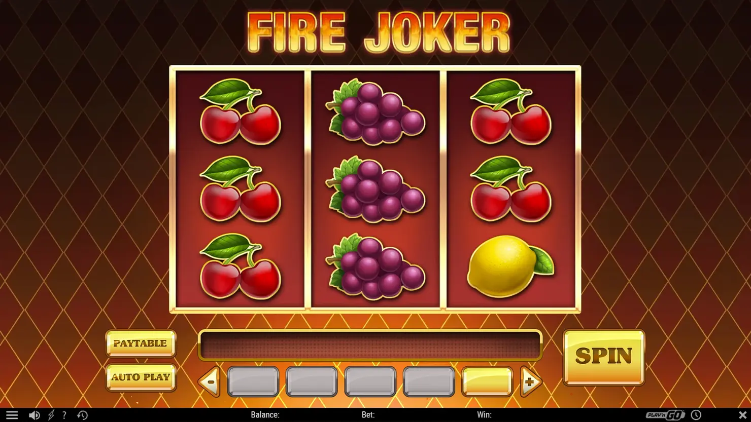Play'n GO's online slot Fire Joker.