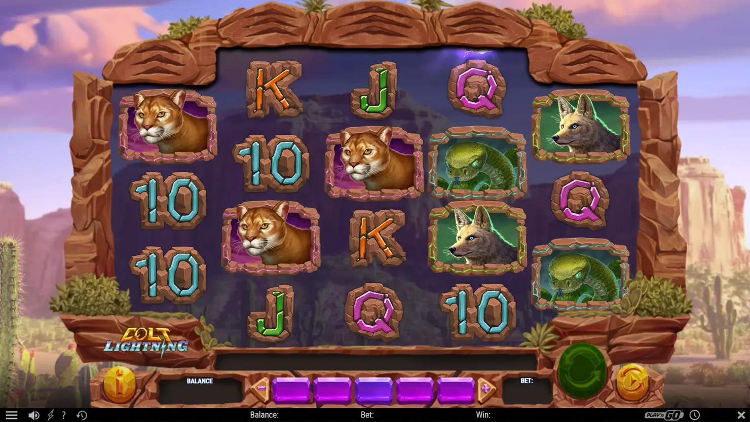 Play'n GO's online slot Colt Lightning.
