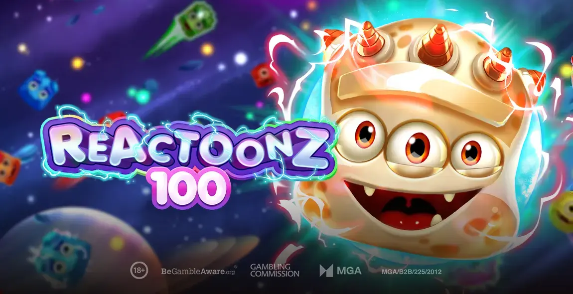 Reactoonz 100 banner