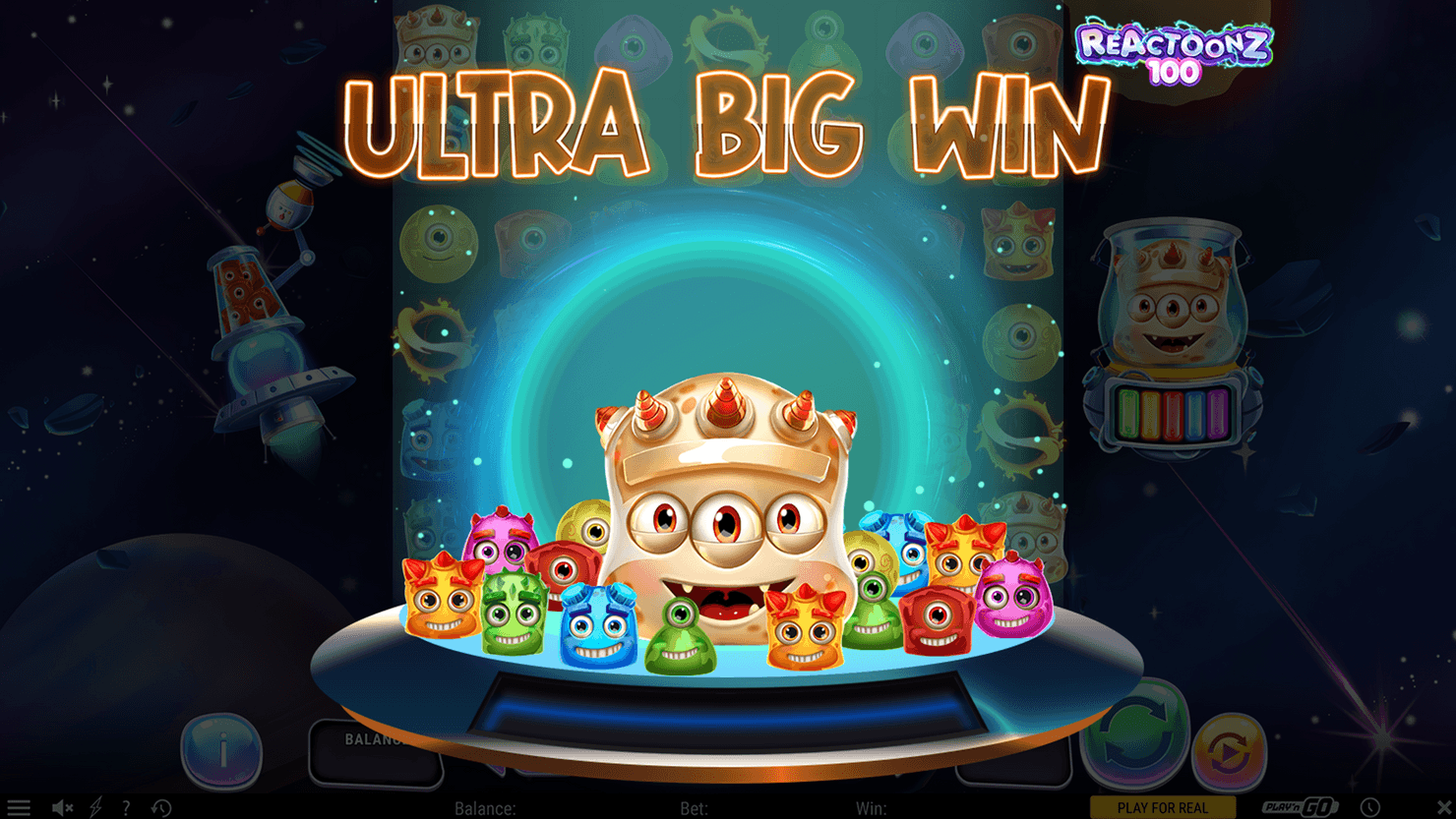 Reactoonz 100 screenshot Ultra Big Win