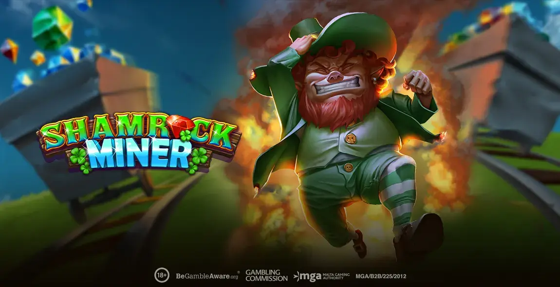 Play'n GO's online slot Shamrock Miner.