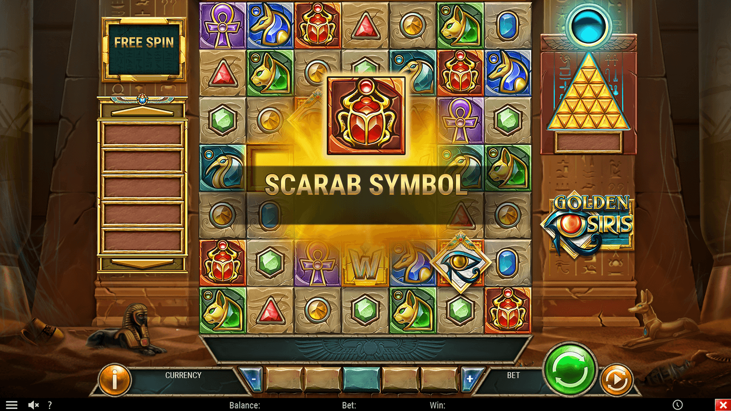 Screenshot of Golden Osiris