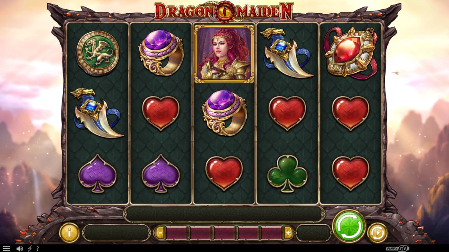 Dragon Maiden slot by slot provider Play'n GO