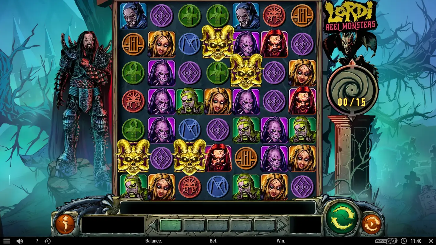Play'n GO's online slot Lordi Reel Monsters.
