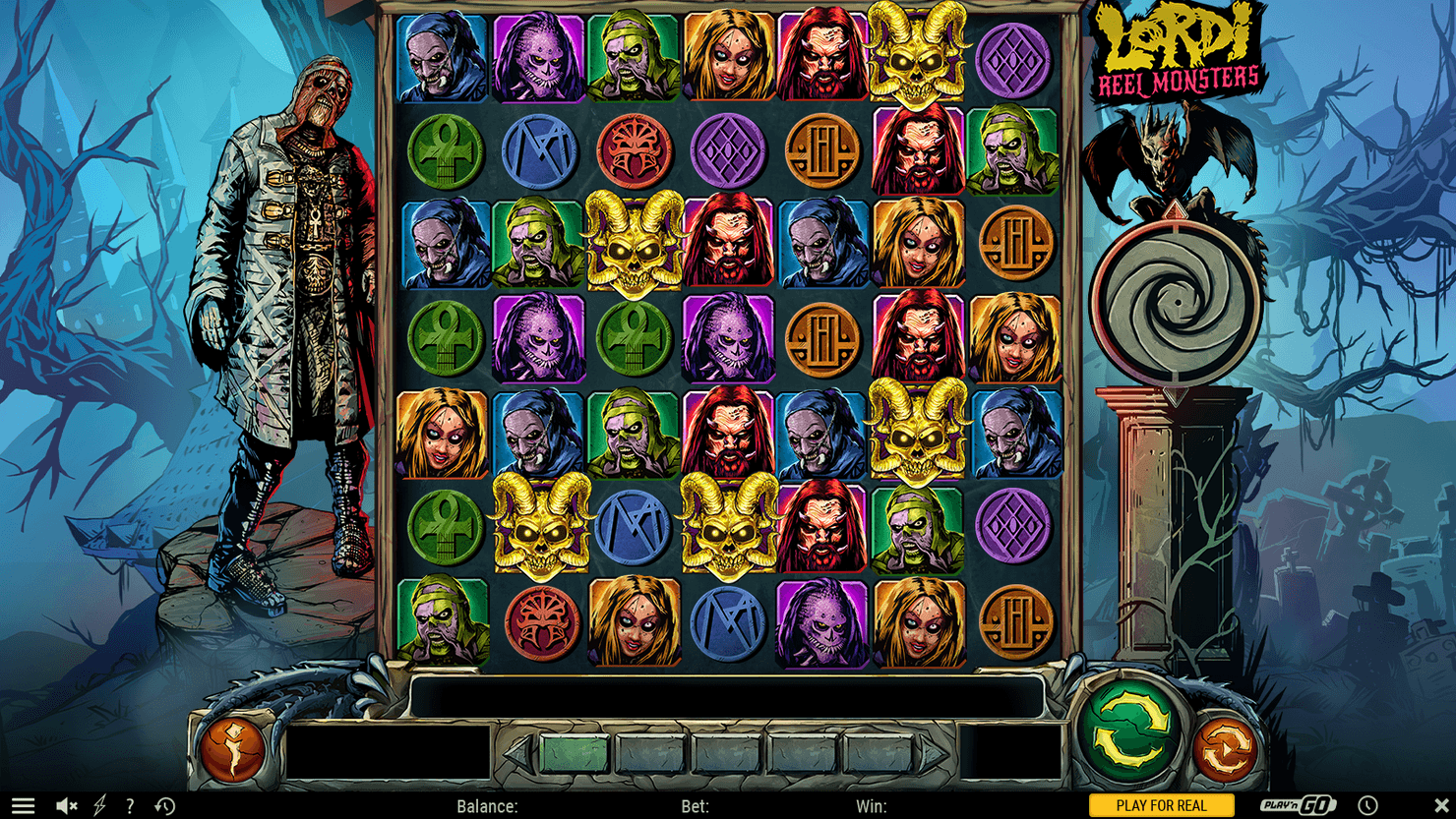 Play'n GO's online slot Lordi Reel Monsters.