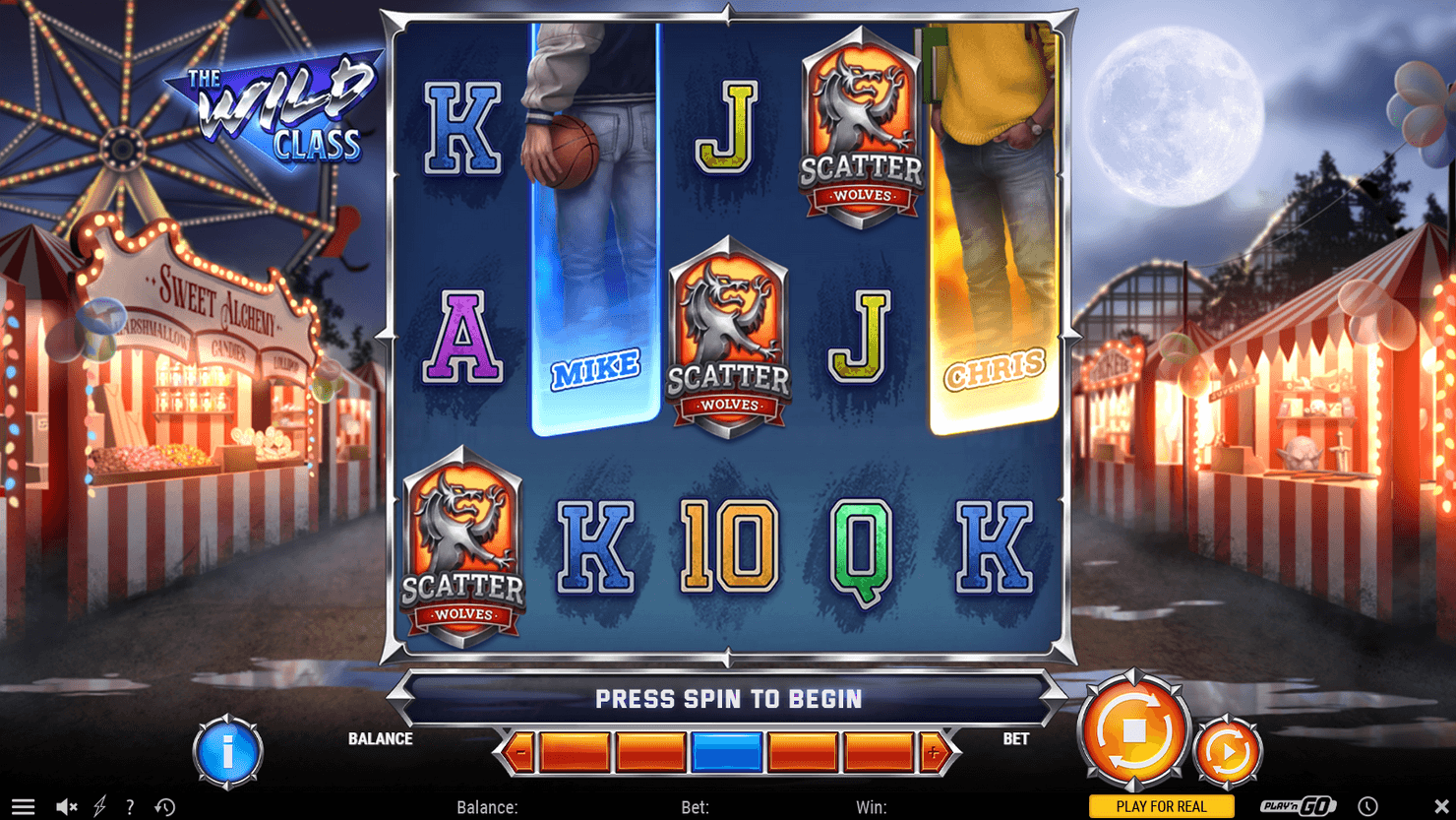 Play'n GO's online slot The Wild Class.