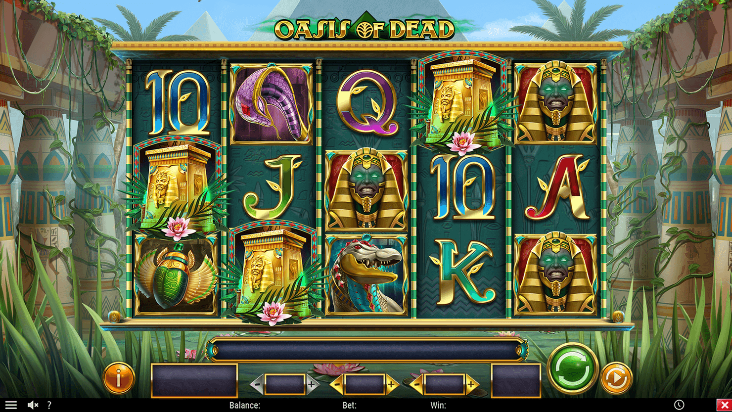 Play'n GO's online slot Oasis of Dead