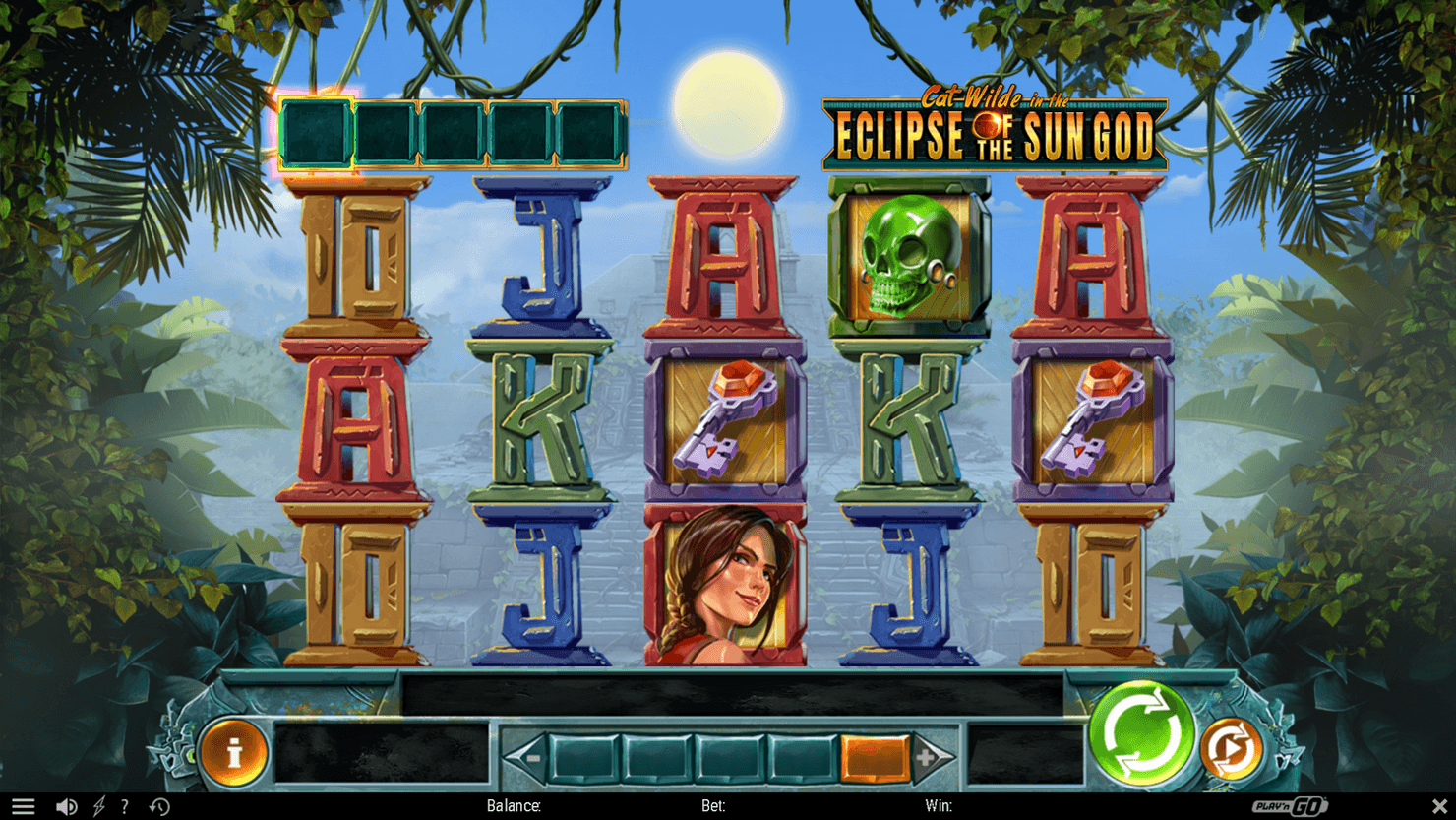 Play'n GO's Cat Wilde in the Eclipse of the Sun God online slot