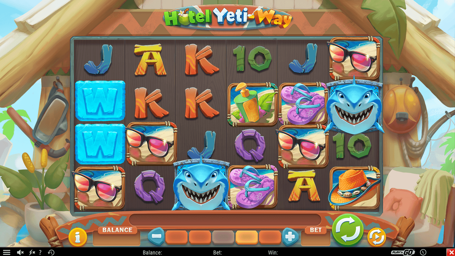 Hotel Yeti-Way reels full of symbols
